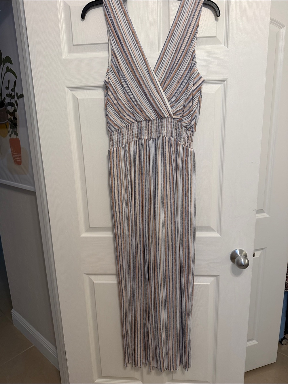 Women V-Neck Jumpsuit